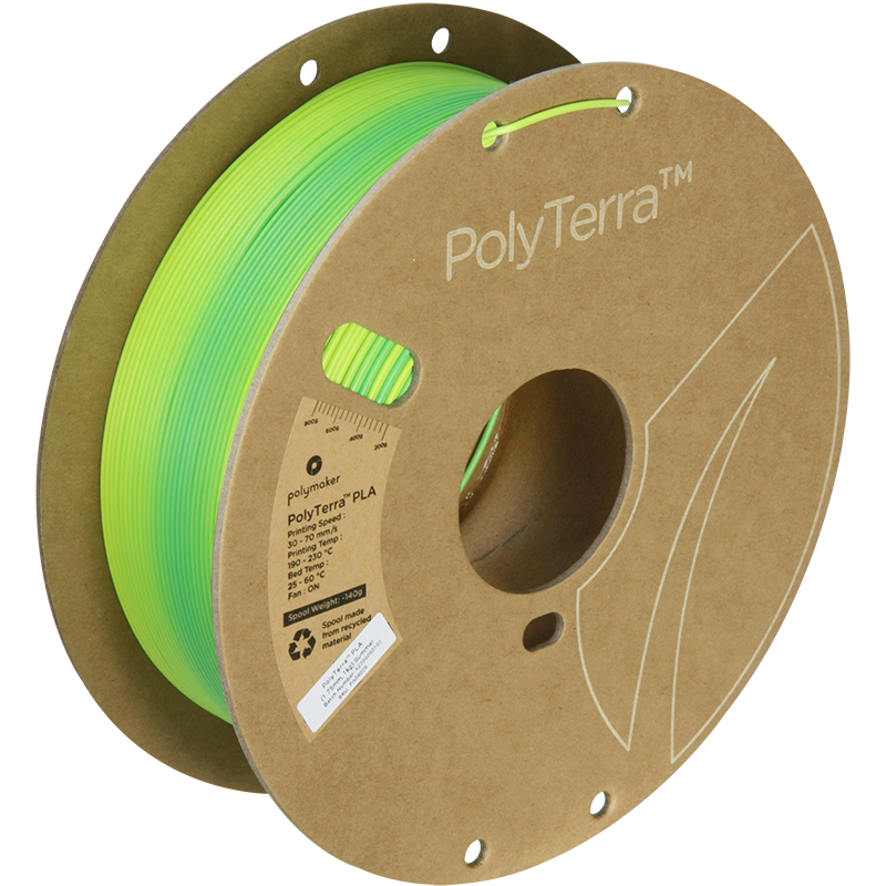 PLA Gradient Sommer Filament Spule, Polymaker, 1,75 mm