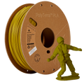 PLA matt Armeegrün Filament Spule, Polymaker, 1,75 mm