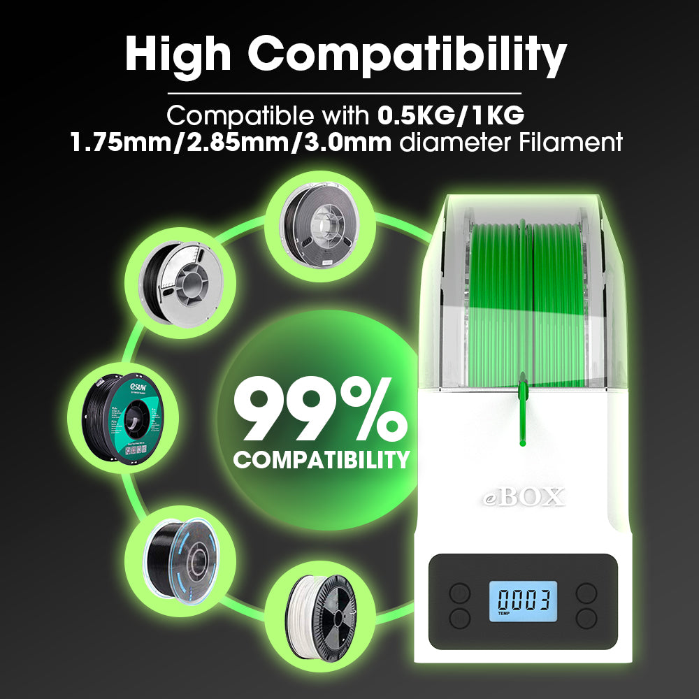 eBOX Lite Aufbewahrungs- und Trockenbox für Filament | eSUN