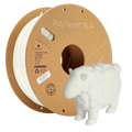 PLA Mattweiß Filament Spule, Polymaker, 1,75 mm