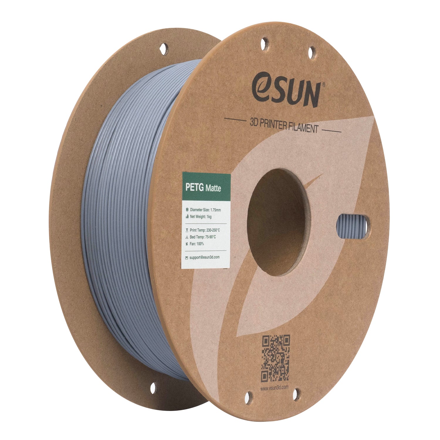 Filament PETG Matt dunkelgrau | eSUN