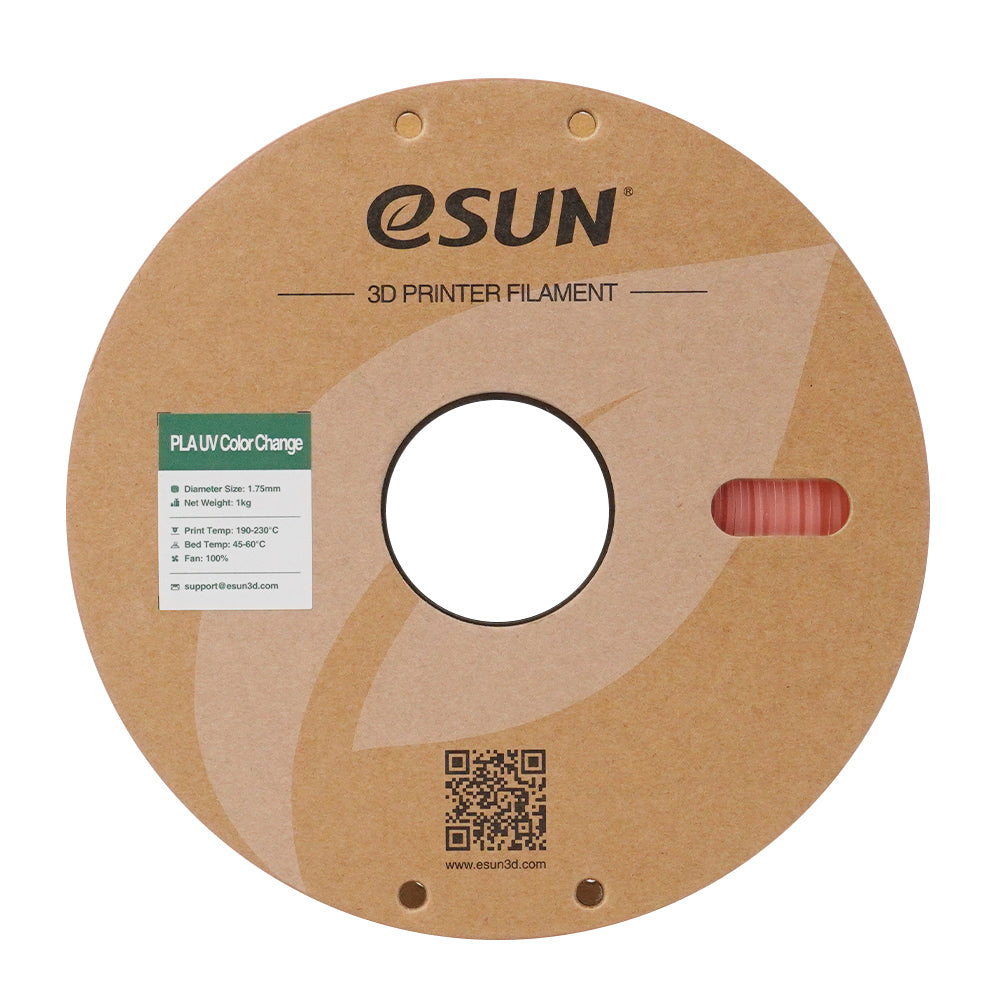Filament PLA UV colour-changing, red | eSUN
