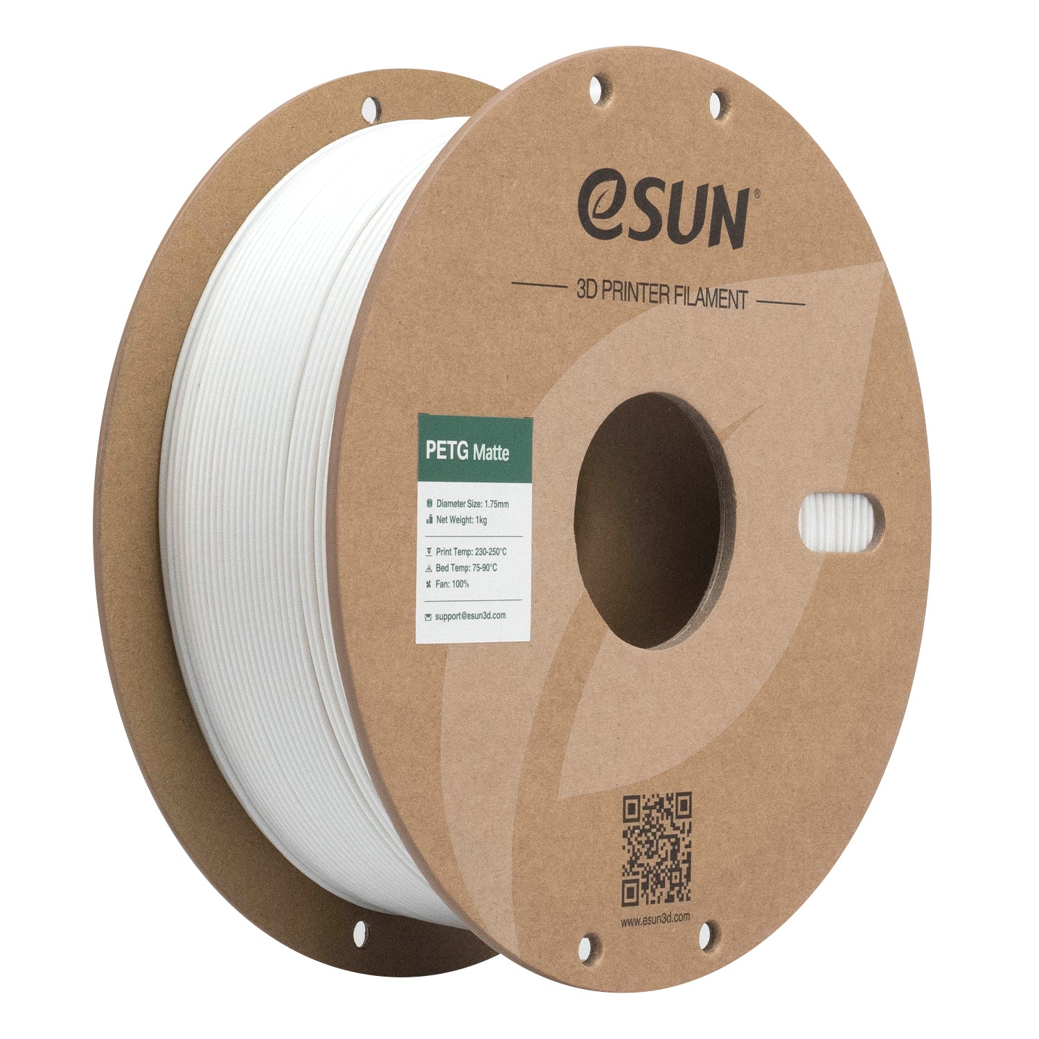 Filament PETG Matte white | eSUN