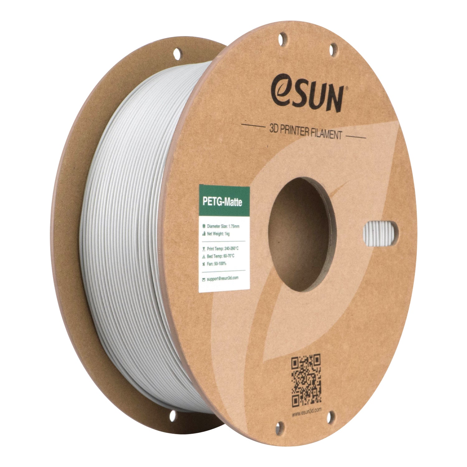 Filament PETG Matt betongrau | eSUN
