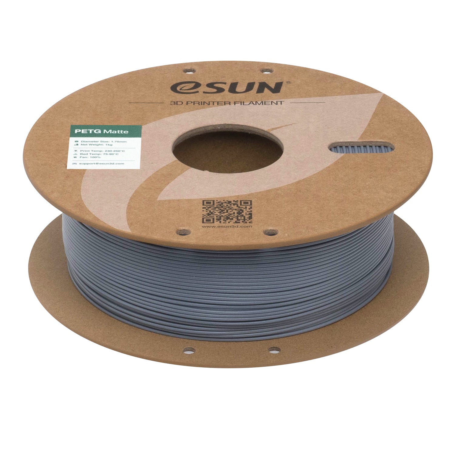 Filament PETG Matt dunkelgrau | eSUN