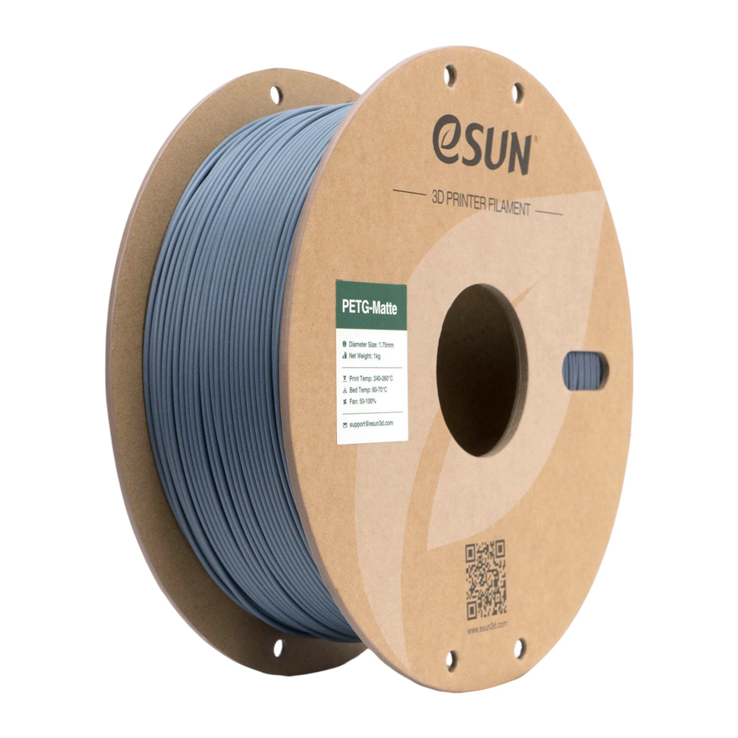 Filament PETG Matt graublau | eSUN