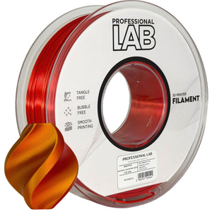 Filament Silk PLA Zweifarbig Rot Gold | Prof. Lab