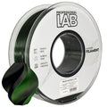 Silk PLA Zweifarbig Schwarz Grün Filament Spule, Prof. Lab, 1,75 mm