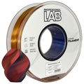 Seide PLA Dreifarbig Rot Gelb Blau Filament Spule, Prof. Lab, 1,75 mm