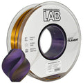 Seide PLA Dreifarbig Schwarz Gold Lila Filament Spule, Prof. Lab, 1,75 mm