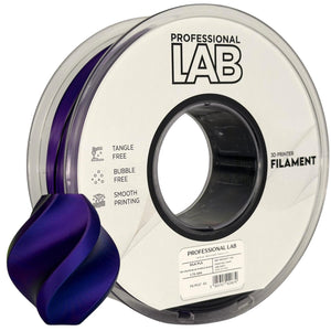 Filament Seide PLA Dreifarbig Blau Lila Schwarz | Prof. Lab