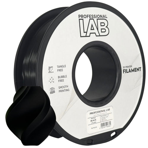 HS-PLA-Filament schwarz Spule, Prof. Lab, 1,75 mm