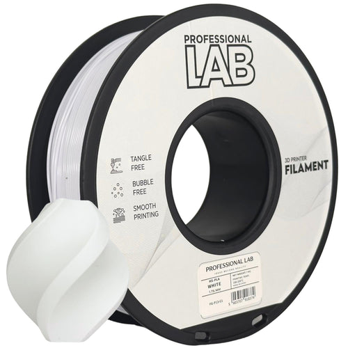HS-PLA-Filament weiß Spule, Prof. Lab, 1,75 mm