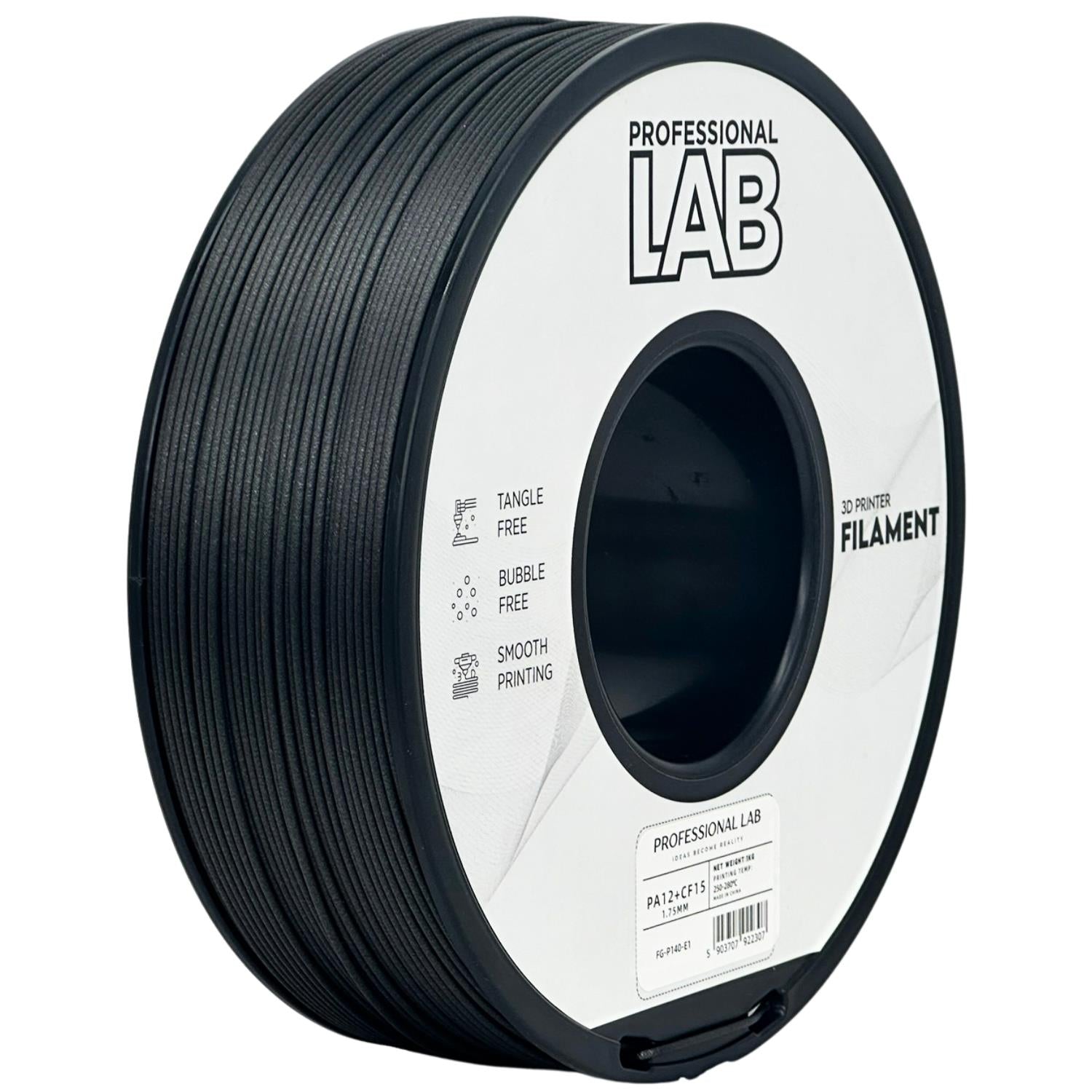 PA12-CF15 Filament Spule, Prof. Lab, 1,75 mm