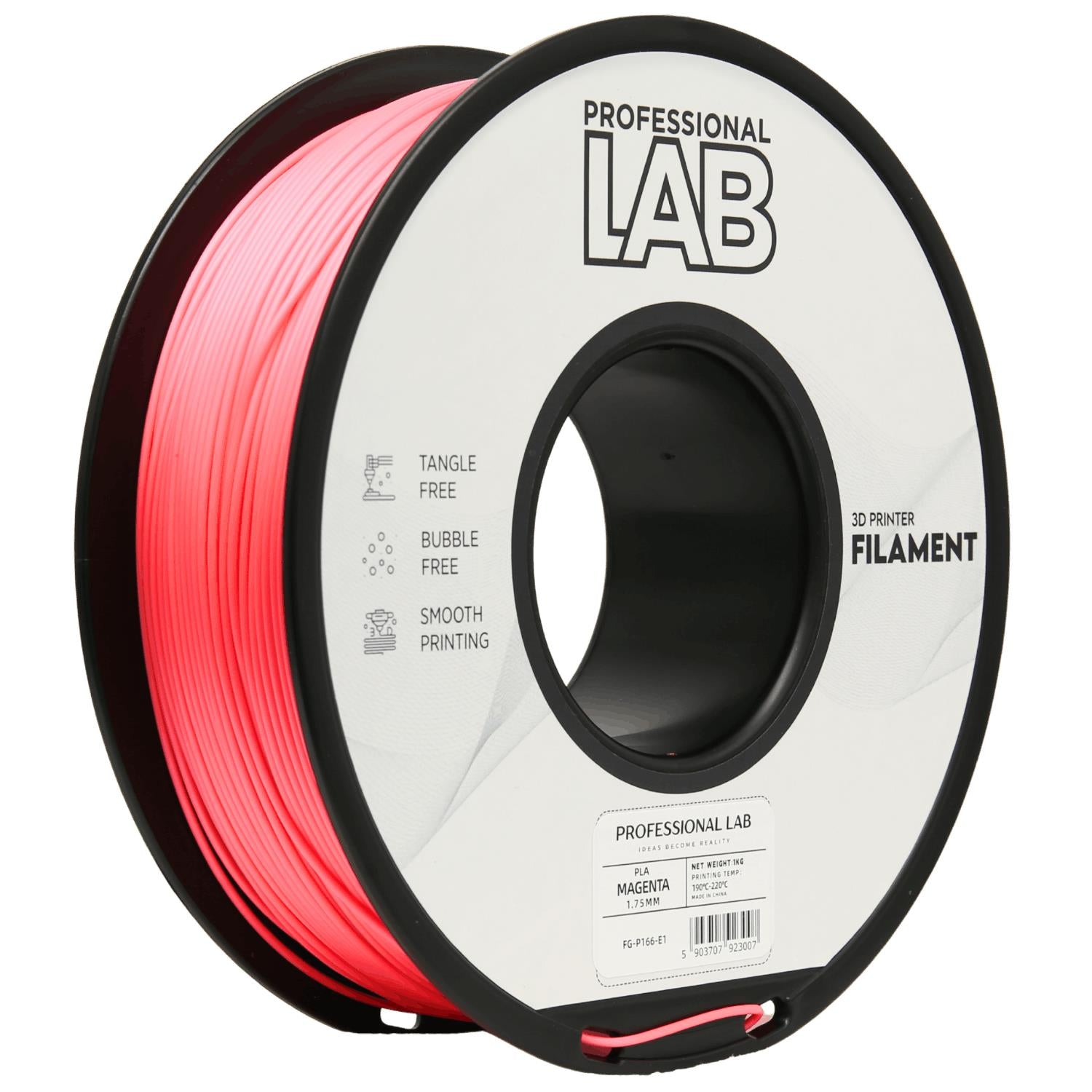 PLA magenta Filament Spule, Prof. Lab, 1,75 mm