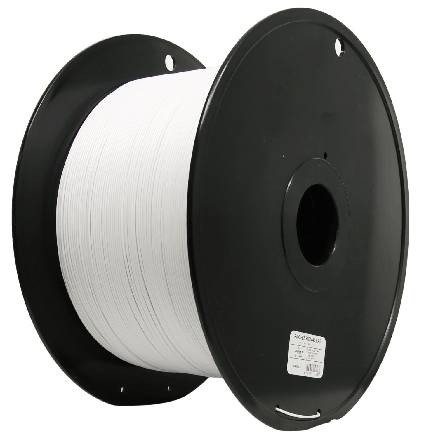 PLA Weiß 5 kg Filament Spule, Prof. Lab, 1,75 mm