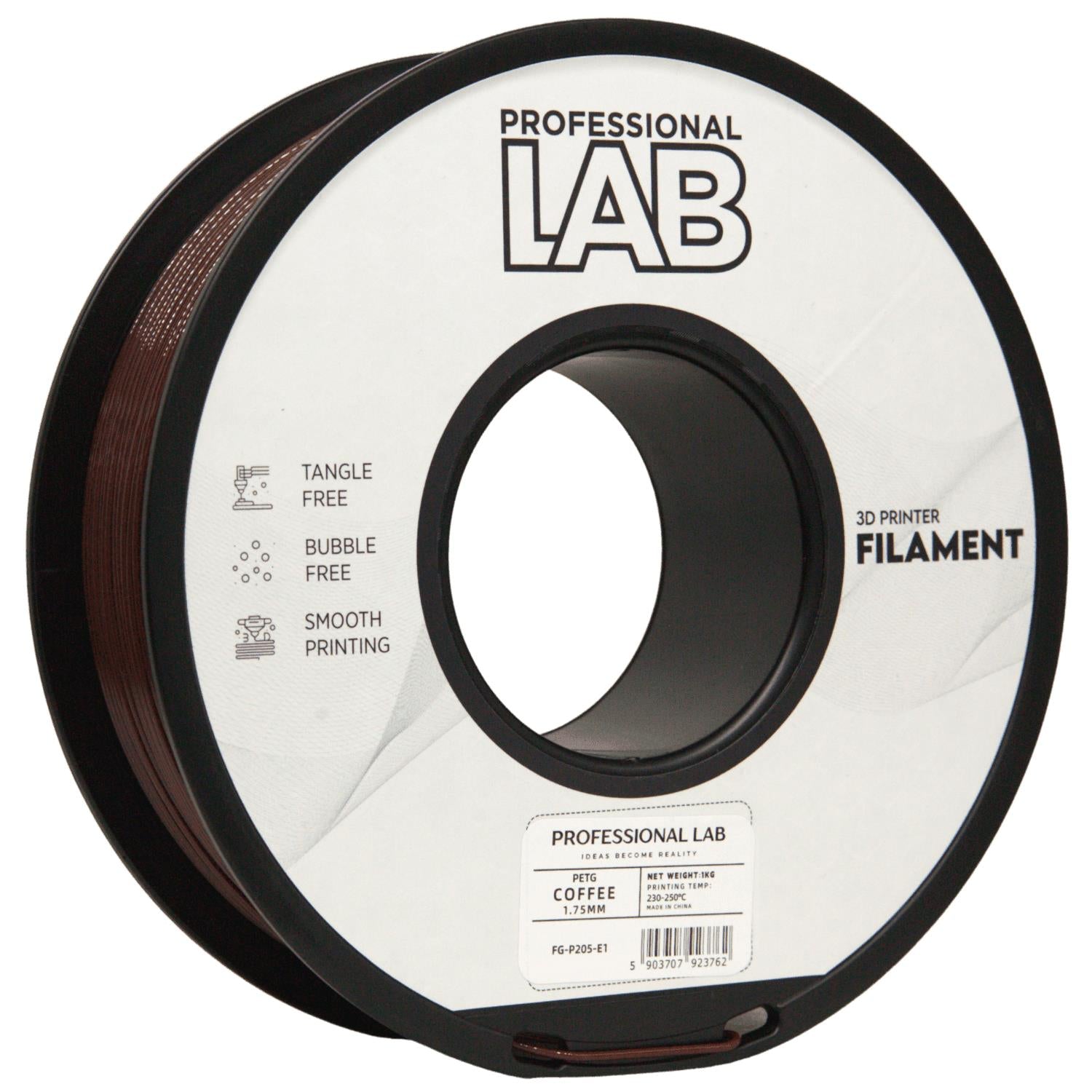 PETG Kaffee Filament Spule, Prof. Lab, 1,75 mm