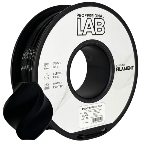 PETG schwarz Filament Spule, Prof. Lab, 1,75 mm