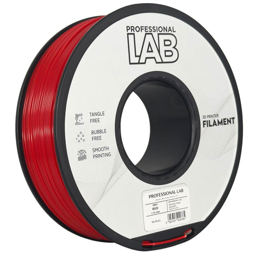ABS+ Filament rot Spule, Prof. Lab, 1,75 mm