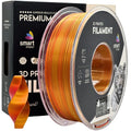 Silk PLA Zweifarbig Rot Gold Filament Spule, Smart Print, 1,75 mm