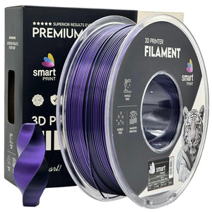 Filament Silk PLA Zweifarbig Schwarz Lila | Smart Print