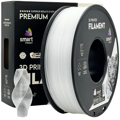 ABS+ transparent Filament Spule, Smart Print, 1,75 mm