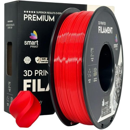 HS-PLA-Filament rot Spule, Smart Print, 1,75 mm