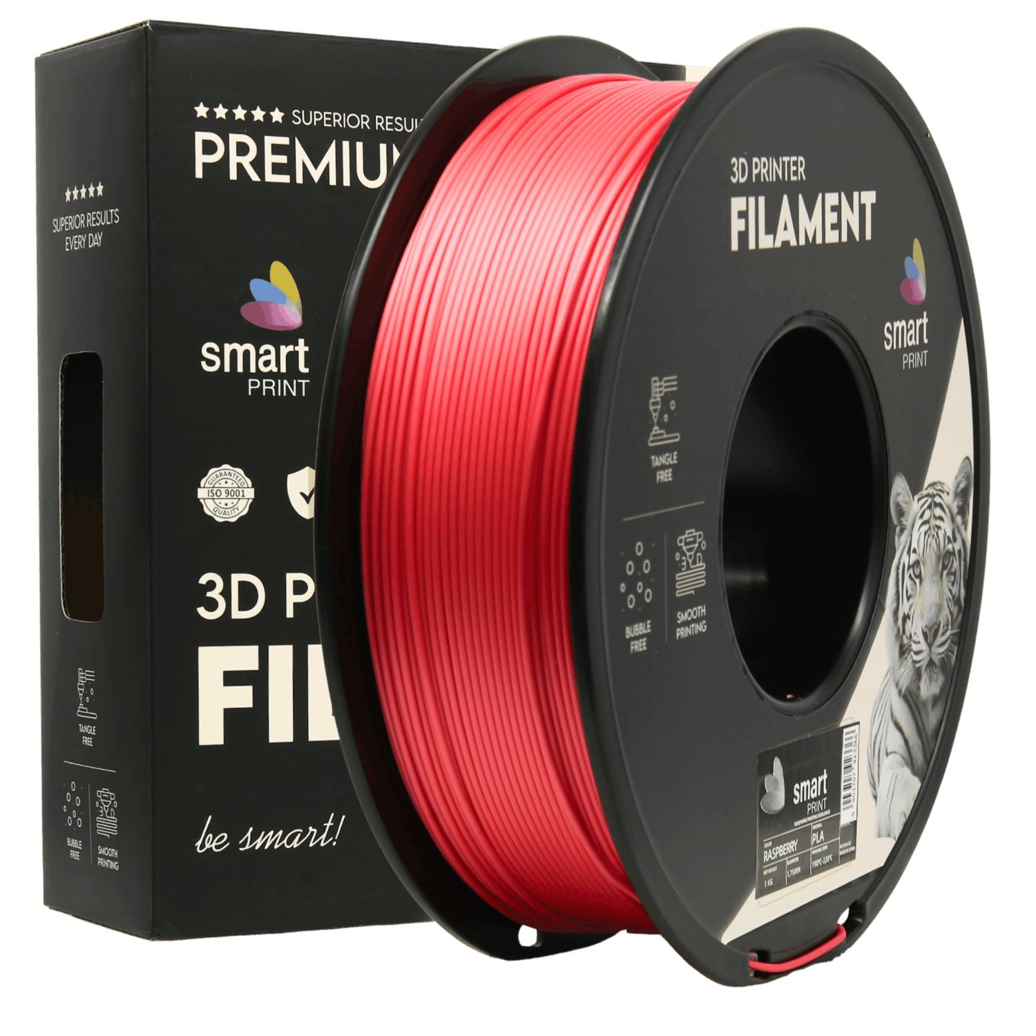 PLA-Filament Himbeere Spule, Smart Print, 1,75 mm