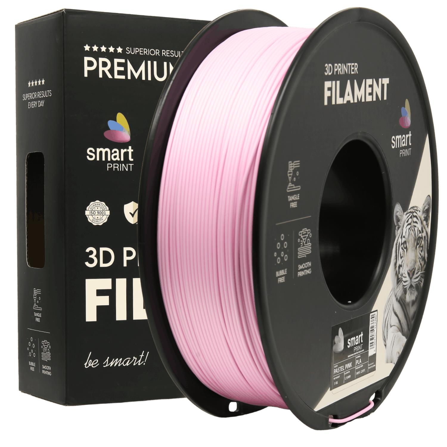 PLA-Filament, Pastellrosa Spule, Smart Print, 1,75 mm