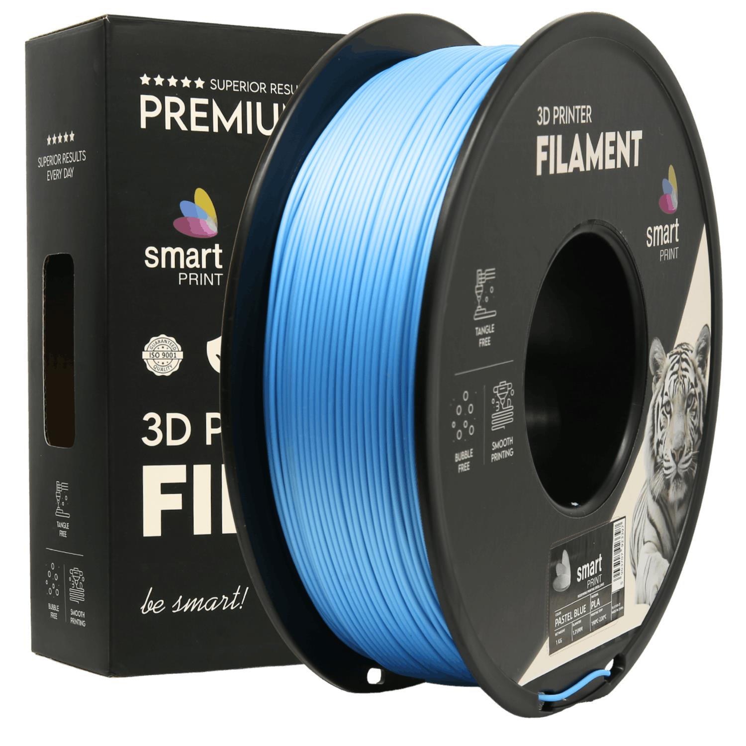 PLA-Filament, Pastellblau Spule, Smart Print, 1,75 mm