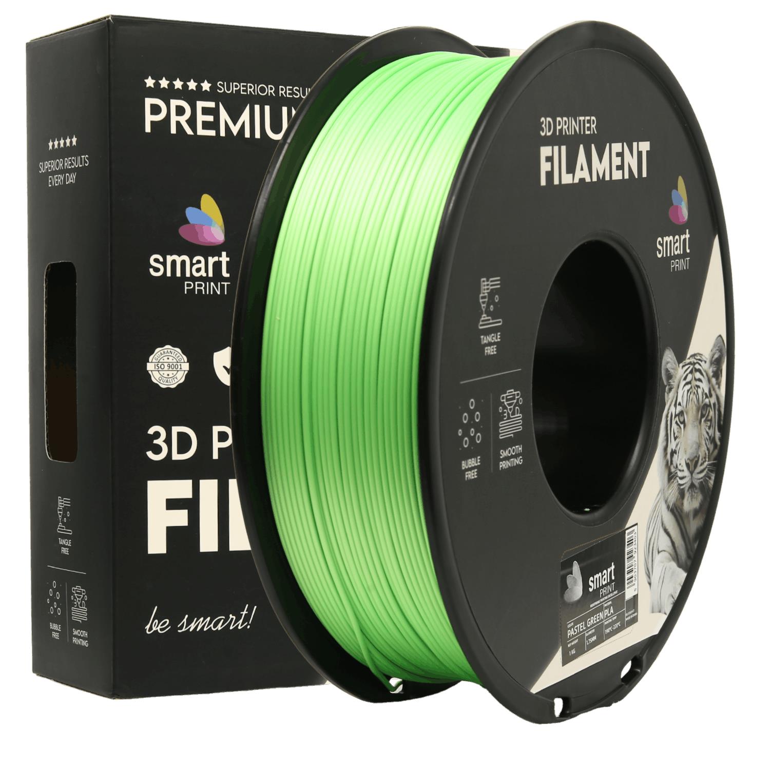 PLA-Filament, pastellgrün Spule, Smart Print, 1,75 mm