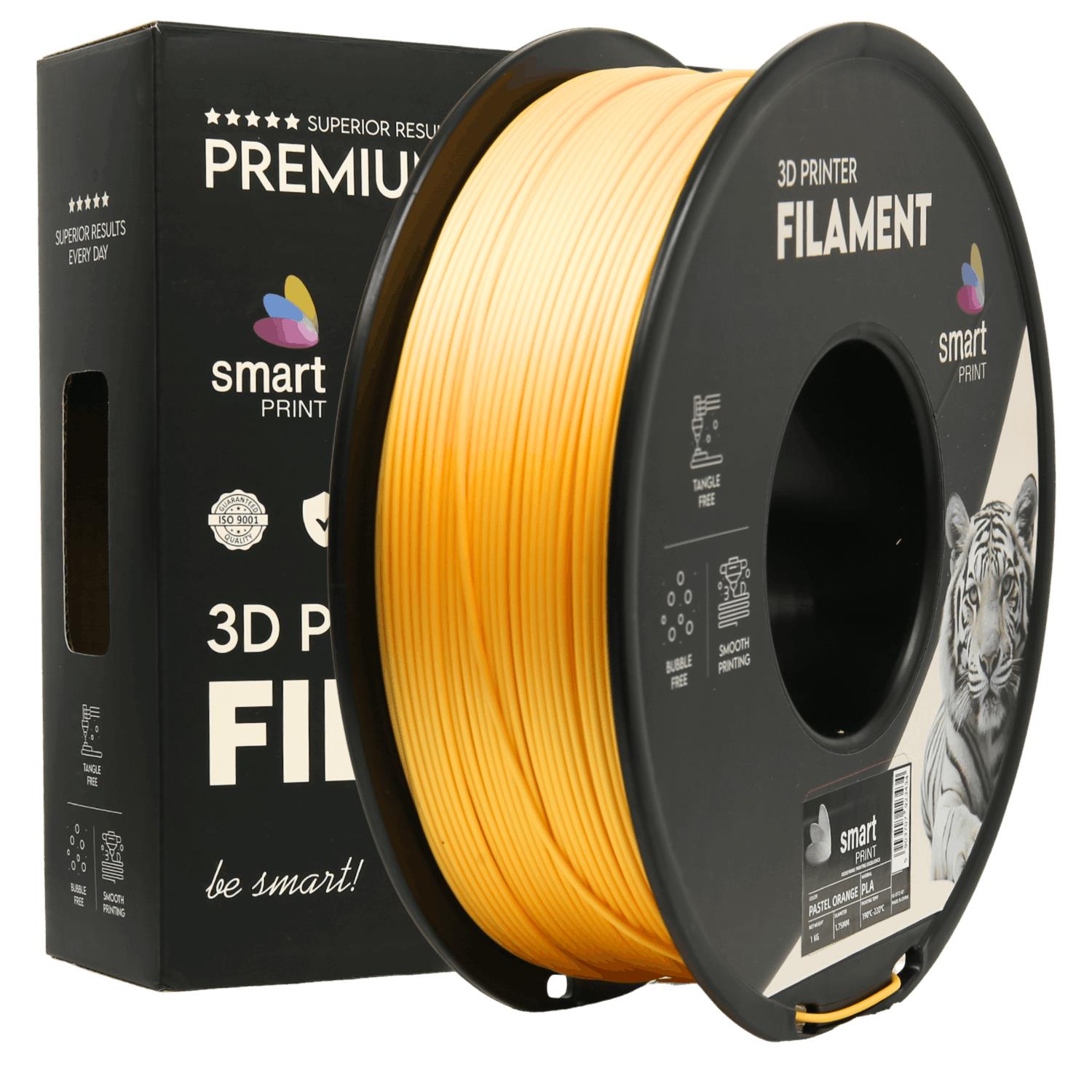 PLA-Filament, Pastellorange Spule, Smart Print, 1,75 mm