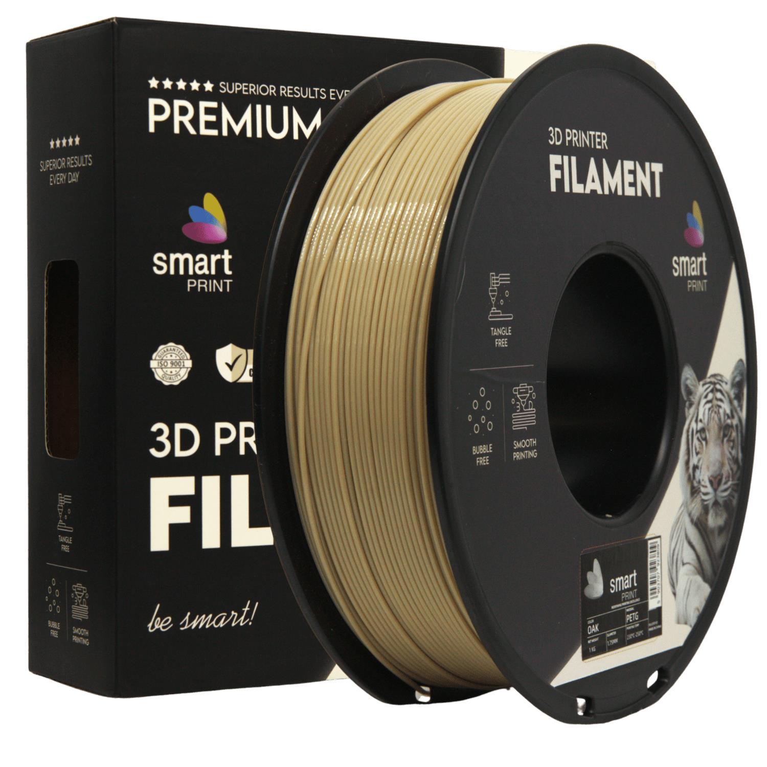 PETG Eiche Filament Spule, Smart Print, 1,75 mm