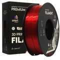 PETG-Filament transparent rot Spule, Smart Print, 1,75 mm