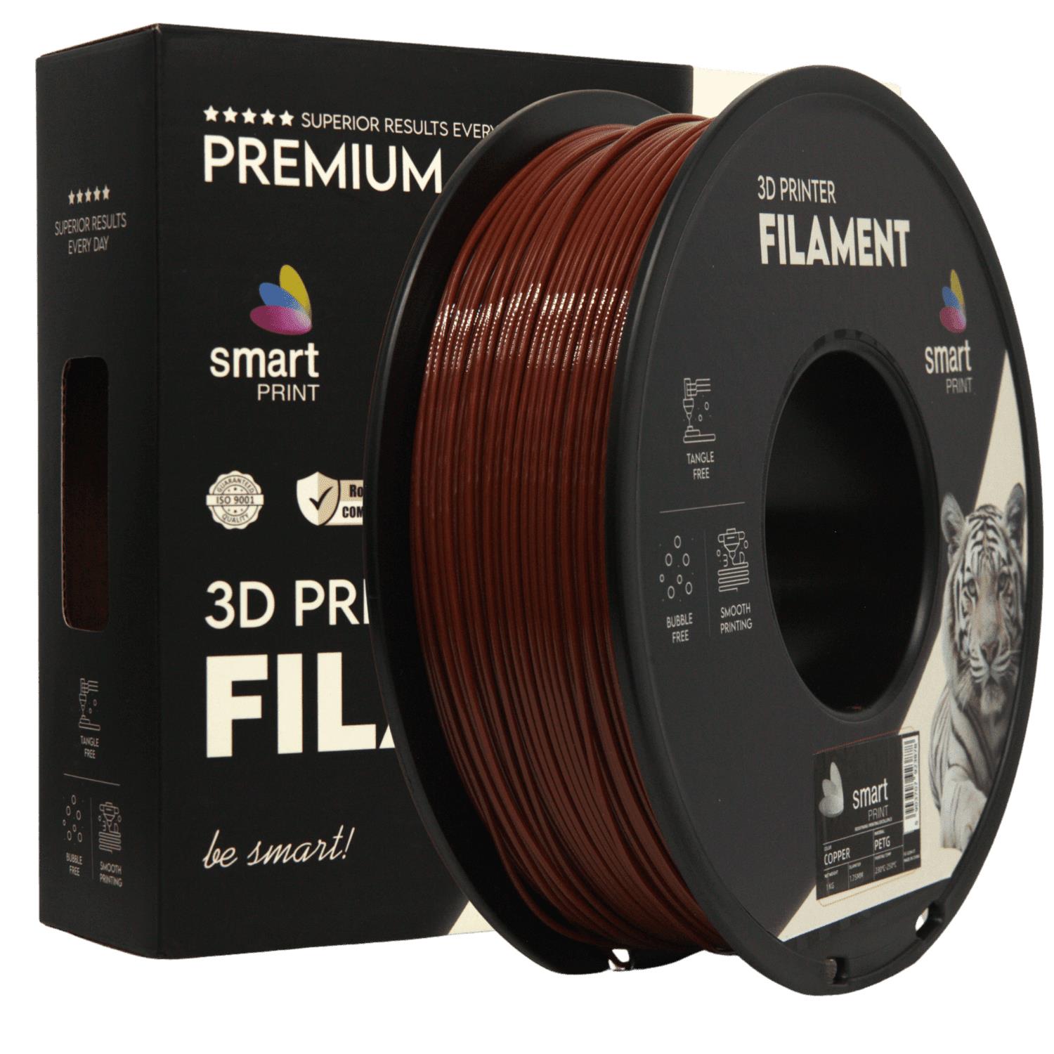 PETG-Kupferfilament Spule, Smart Print, 1,75 mm