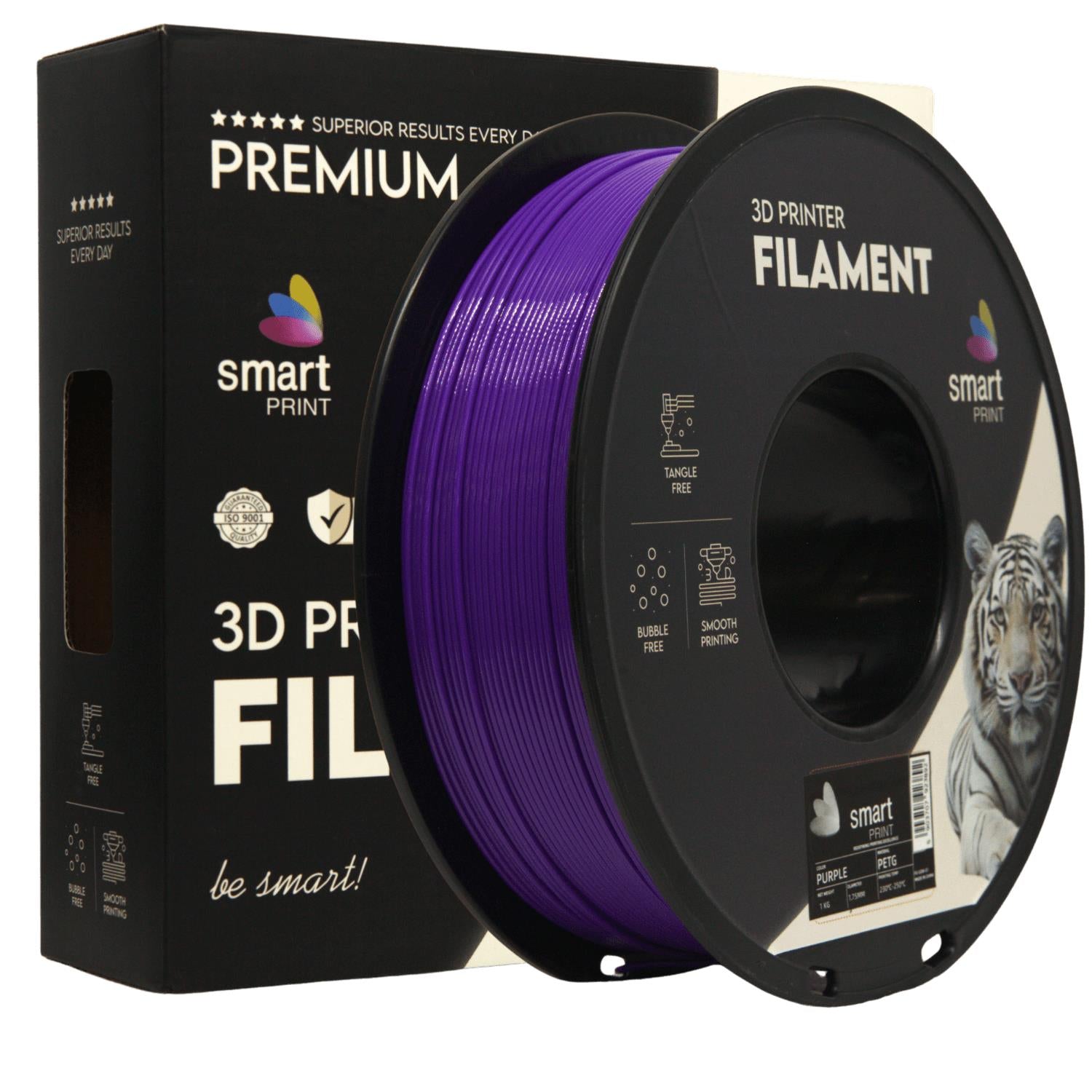 PETG lila Filament Spule, Smart Print, 1,75 mm