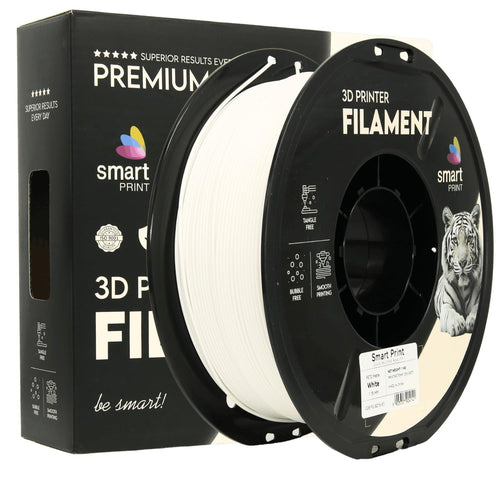 PETG Mattweiß Filament Spule, Smart Print, 1,75 mm