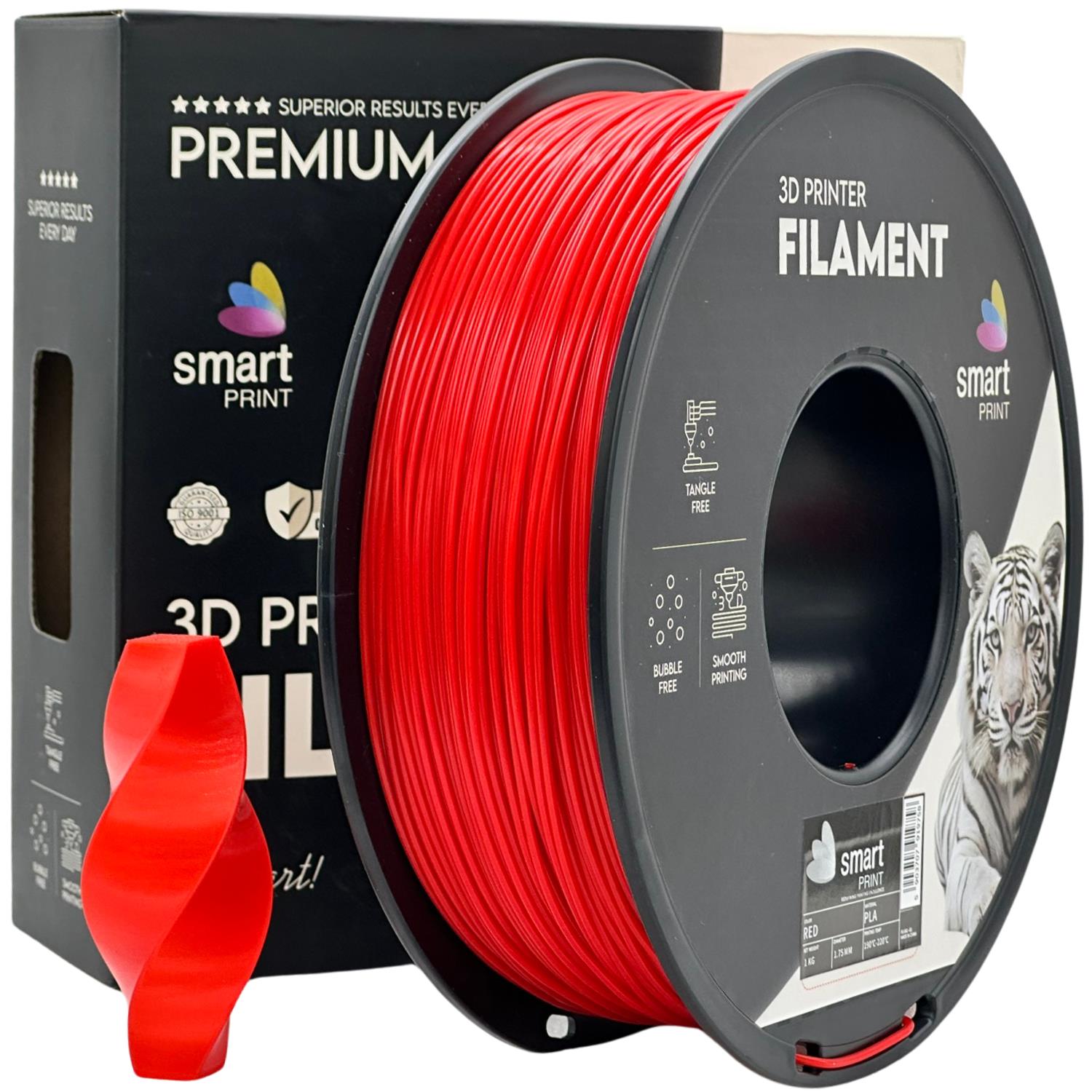 PLA-Filament rot Spule, Smart Print, 1,75 mm