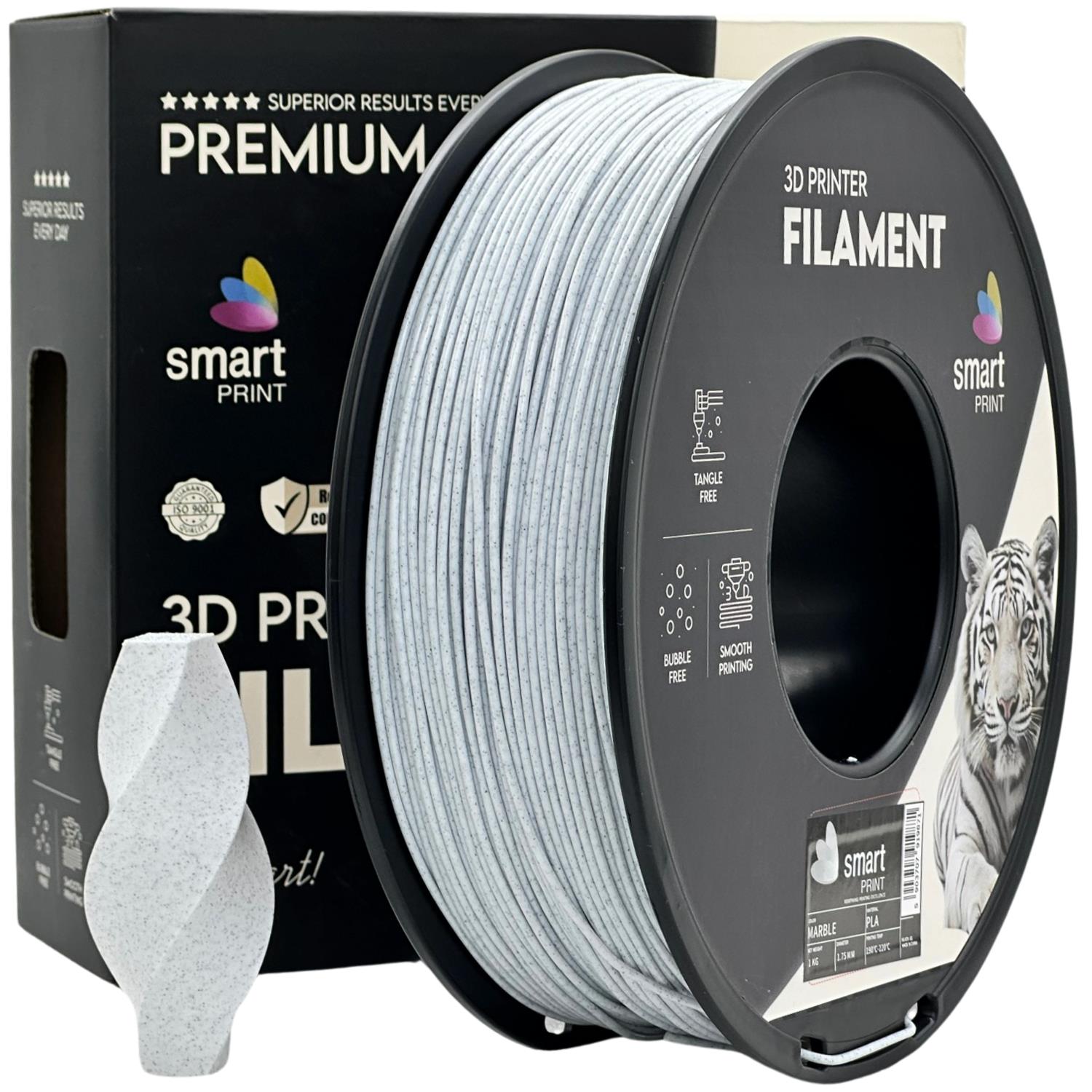 PLA-Filament-Marmor Spule, Smart Print, 1,75 mm