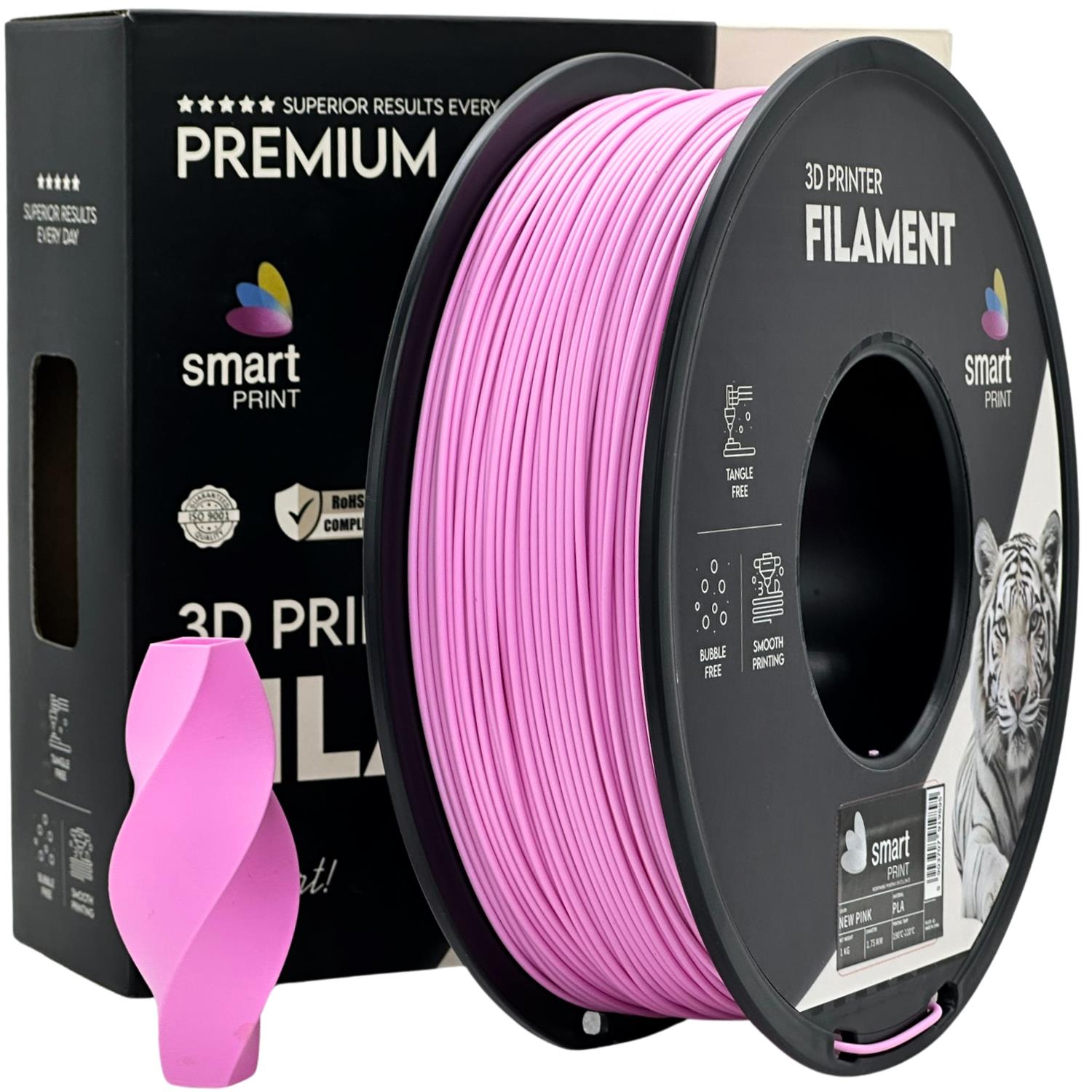 PLA Rosa Filament Spule, Smart Print, 1,75 mm